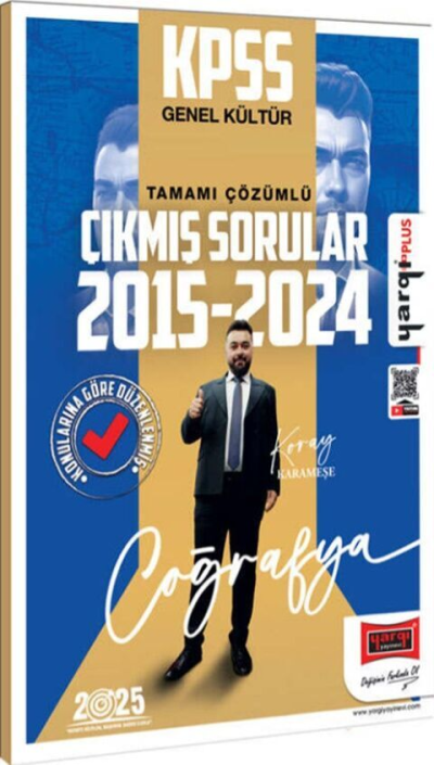 2025 KPSS Genel Kültür 2015 2024 Coğrafya Konularına Göre Düzenlenmiş Tamamı Çözümlü Çıkmış Sorular Yargı Yayınları YKS Fotokopi