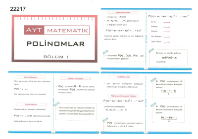 Rehber Matematik 1 Günde AYT FULL Tekrar YKS Fotokopi