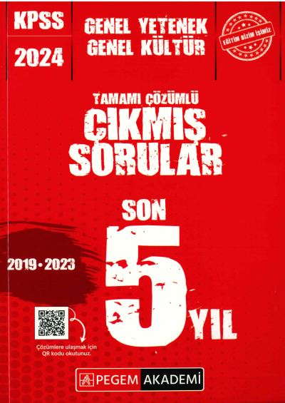 2019-2023 ÇIKMIŞ SORULAR ÇÖZÜMLÜ TÜM DERSLER YKS Fotokopi