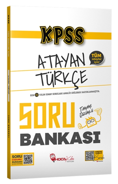 KPSS Türkçe Atayan Soru Bankası Hoca Kafası YKS Fotokopi