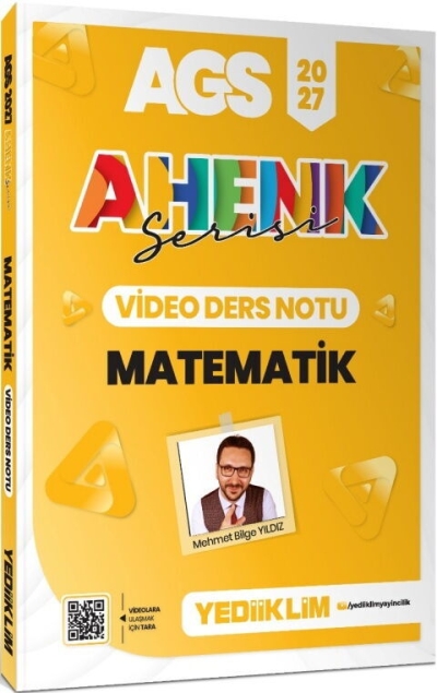 MEB AGS Ahenk Serisi Matematik Video Ders Notları Yediiklim Yayınları YKS Fotokopi