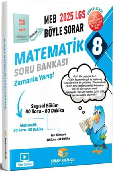 8. Sınıf LGS Matematik Soru Bankası Sinan Kuzucu YKS Fotokopi