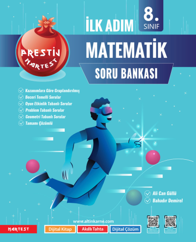 8. Sınıf Prestij İlk Adım Matematik Soru Bankası Nartest Yayınevi YKS Fotokopi