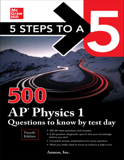 5 Steps to a 5: 500 AP Physics 1 Questions to Know by Test Day YKS Fotokopi