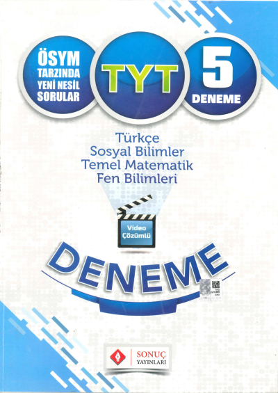 TYT Tamamı Çözümlü 5 Deneme YKS Fotokopi