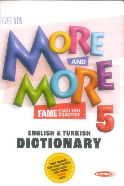 More And More 5 English Turkish Dictionary YKS Fotokopi