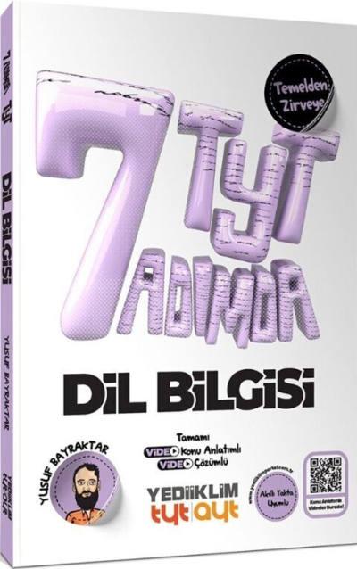 YKS TYT 7 Yedi Adımda Dil Bilgisi Konu Anlatımlı Soru Bankası Çözümlü Yediiklim Yayınları YKS Fotokopi