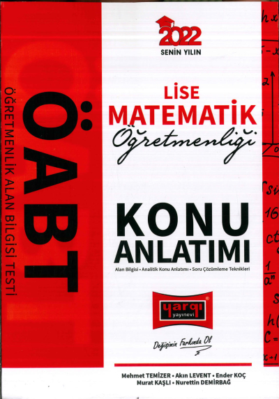 LİSE MATEMATİK ÖĞRETMENLİĞİ KONU ANLATIMI YKS Fotokopi