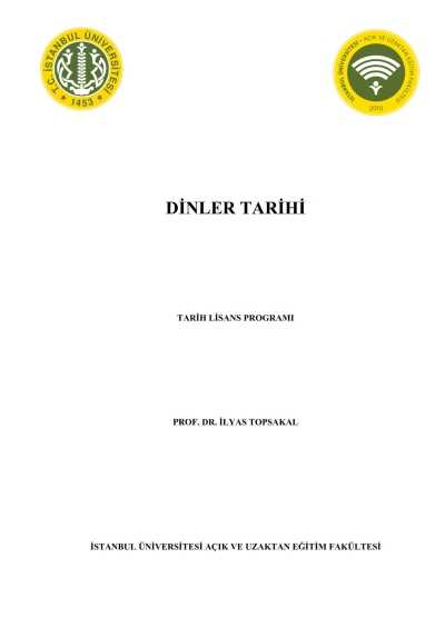 Dinler Tarihi YKS Fotokopi