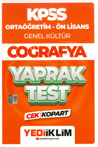 COĞRAFYA YAPRAK TEST YKS Fotokopi