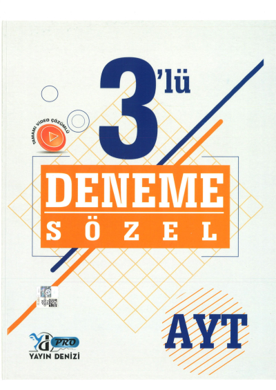 AYT Sözel 3 lü Deneme Video Çözümlü YKS Fotokopi