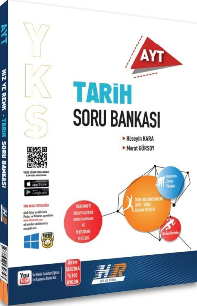 AYT Tarih Soru Bankası Hız ve Renk YKS Fotokopi