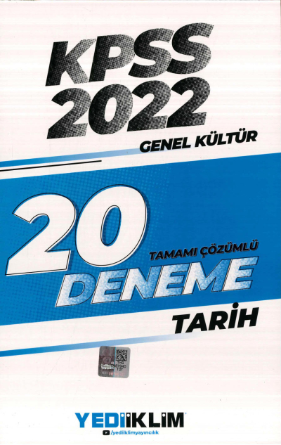 TARİH 20 DENEME ÇÖZÜMLÜ YKS Fotokopi
