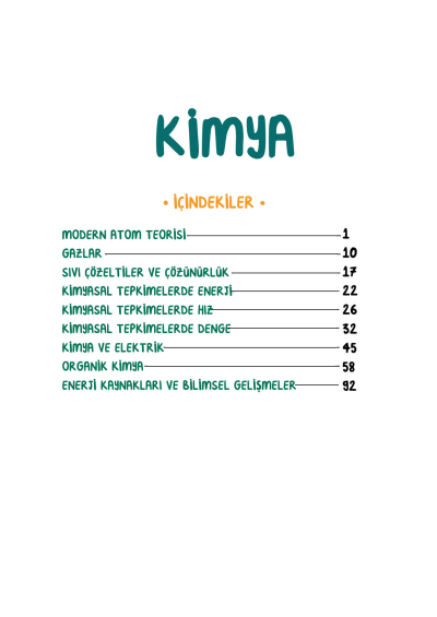 AYT Kimya Vip Notlar Vin Kampüs YKS Fotokopi