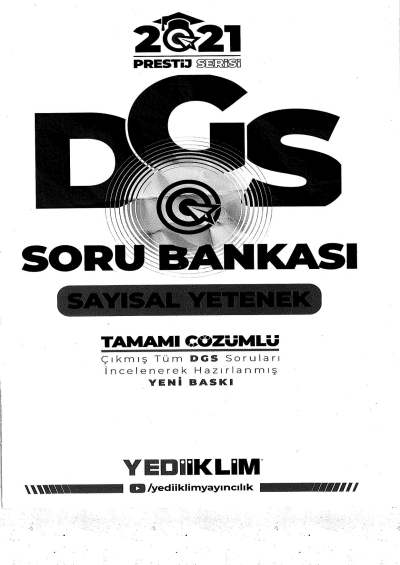 PRESTİJ SAYISAL YETENEK SORU BANKASI YKS Fotokopi