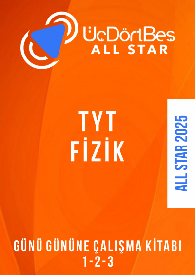 ALL STAR TYT FİZİK Günü Gününe Çalışma Kitabı (1-2-3 Hepsi Bir Arada) YKS Fotokopi