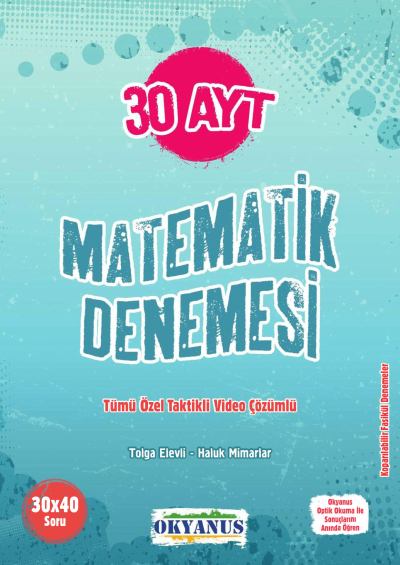 AYT Matematik 30 Deneme Okyanus Yayınları YKS Fotokopi