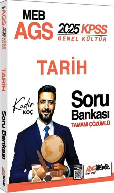 2025 MEB-AGS Tarih Soru Bankası Çözümlü HocaWebde Yayınları YKS Fotokopi