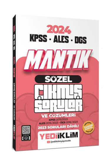 2024 KPSS ALES DGS Sözel Mantık Tamamı Çözümlü Çıkmış Sorular YKS Fotokopi