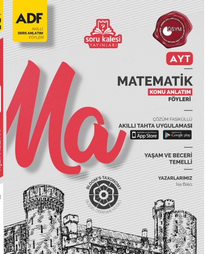 Soru Kalesi Yayınları AYT Matematik Konu Anlatım Föyü ADF YKS Fotokopi