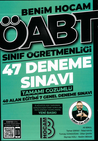SINIF ÖĞRETMENLİĞİ 47 DENEME SINAVI TAMAMI ÇÖZÜMLÜ YKS Fotokopi