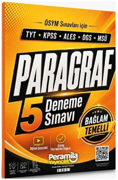 Paragraf 5 Deneme Peramila Yayınları YKS Fotokopi