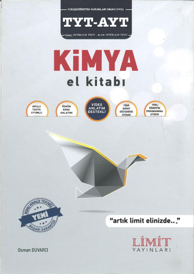TYT-AYT KİMYA EL KİTABI YKS Fotokopi