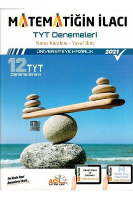 TYT Matematiğin İlacı Denemeleri 12 DENEME YKS Fotokopi