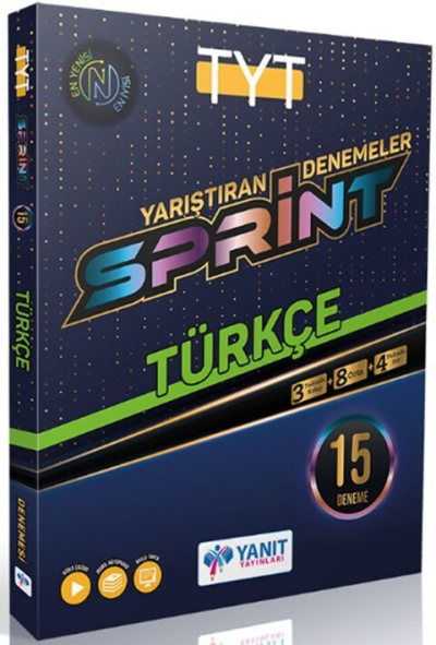 TYT Türkçe Sprint 15 Deneme Yanıt Yayınları YKS Fotokopi