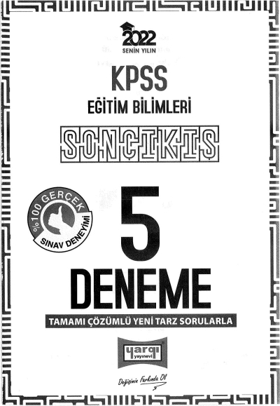 SON ÇIKIŞ 5Lİ EĞİTİM TÜM DERSLER DENEME YKS Fotokopi