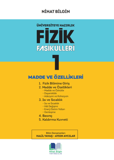 Nihat Bilgin TYT Fizik Fasikülleri 1 YKS Fotokopi