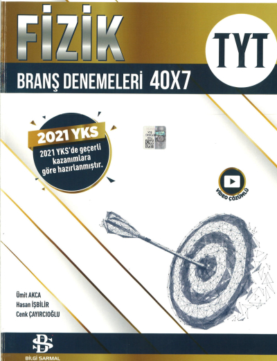 TYT Fizik 40 x 7 Branş Denemeleri YKS Fotokopi