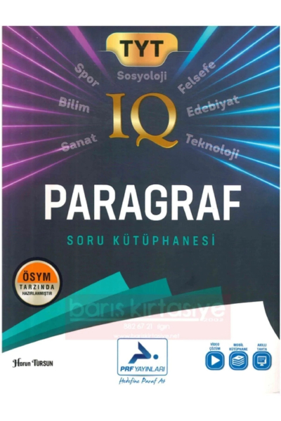 TYT PARAGRAF IQ SORU KÜTÜPHANESİ YKS Fotokopi