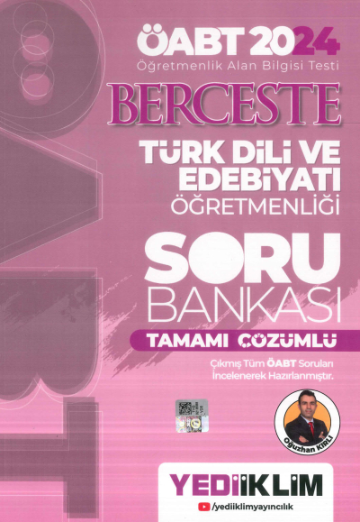 ÖABT TÜRK DİLİ VE EDEBİYATI BERCESTE TAMAMI ÇÖZÜMLÜ SORU BANKASI YKS Fotokopi
