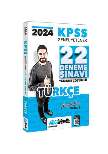 2024 KPSS GY Türkçe Tamamı Çözümlü 22 Deneme Sınavı HocaWebde Yayınlar YKS Fotokopi