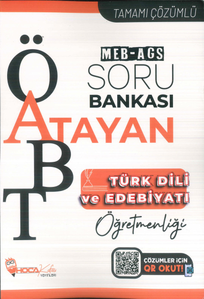 2025 ÖABT MEB-AGS Türk Dili ve Edebiyatı Öğretmenliği Atayan Soru Bankası Çözümlü Hoca Kafası Yayınları YKS Fotokopi