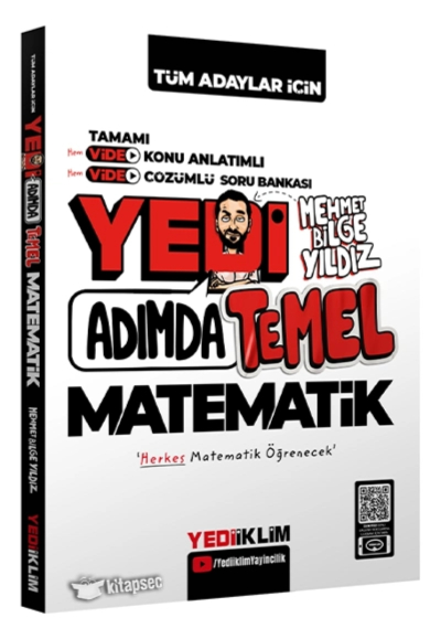 YEDİ TEMEL ADIMDA MATEMATİK MEHMET BİLGE YILDIZ YKS Fotokopi