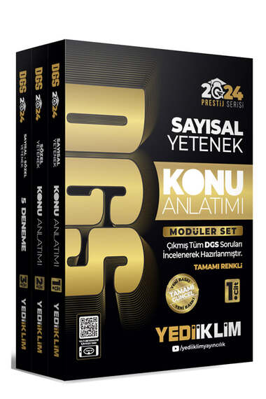 2024 DGS Konu Anlatımlı Modüler Set (3 CİLT) YKS Fotokopi