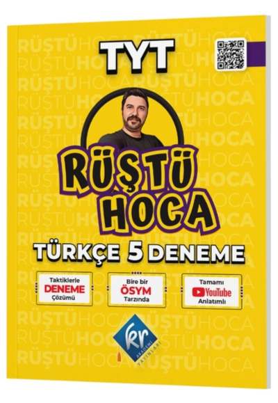 Rüştü Hoca TYT Türkçe 5 Deneme KR Akademi YKS Fotokopi