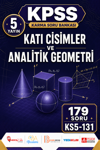 Katı Cisimler ve Analitik Geometri 5 Yayın 179 Soru YKS Fotokopi