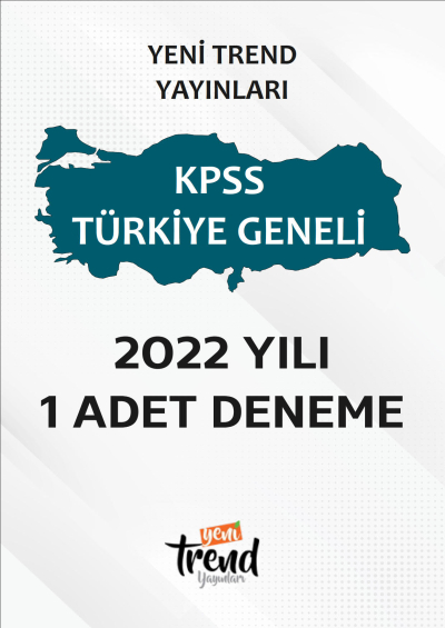 YENİTREND 1 ADET DENEME YKS Fotokopi