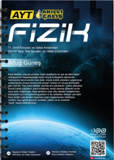 Altuğ Güneş AYT Fizik 2. Kitap YKS Fotokopi
