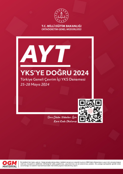 AYT YKS'ye Doğru 2024 YKS Fotokopi