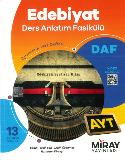 AYT Edebiyat Ders Anlatım Fasikülleri Miray Yayınları YKS Fotokopi