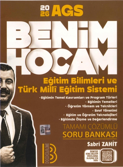 2026 Eğitim Bilimleri ve Türk Milli Eğitim Sistemi Tamamı Çözümlü Soru Bankası SABRİ HOCA Benim Hocam Yayınları YKS Fotokopi