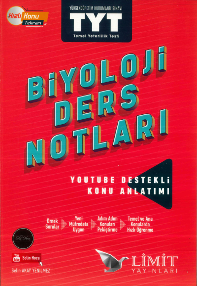 TYT Biyoloji Ders Notları Limit Yayınları YKS Fotokopi