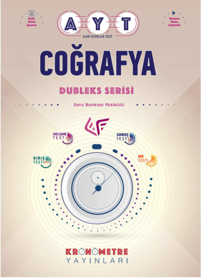 AYT COĞRAFYA DUBLEKS SERİSİ SORU BANKASI YKS Fotokopi