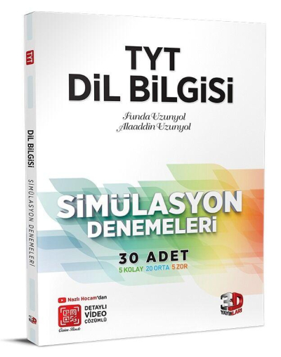TYT Dil Bilgisi Simülasyon 30 ADET Denemeleri Detaylı Video Çözümlü YKS Fotokopi
