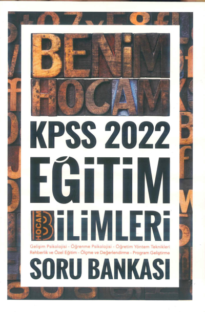 EĞİTİM BİLİMLERİ TÜM DERSLER SORU BANKASI YKS Fotokopi