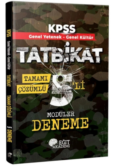 TATBİKAT 5'Lİ MODÜLER DENEME TAMAMI ÇÖZÜMLÜ (GY-GK) YKS Fotokopi
